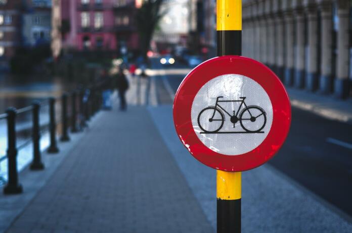 bike, signage, travel