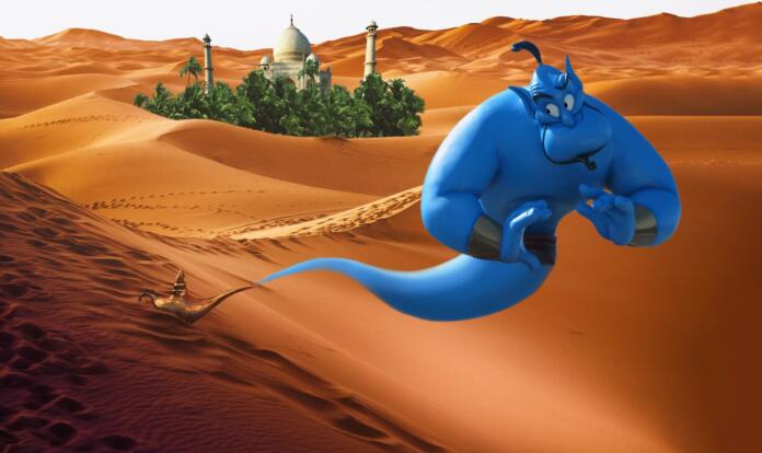 genie, desert, aladin