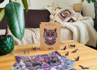 Edinstvene lesene sestavljanke za ure zabave Sestavljanka Lubiwood