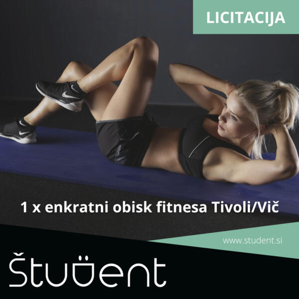 Enkratni obisk fitnesa licitacjia
