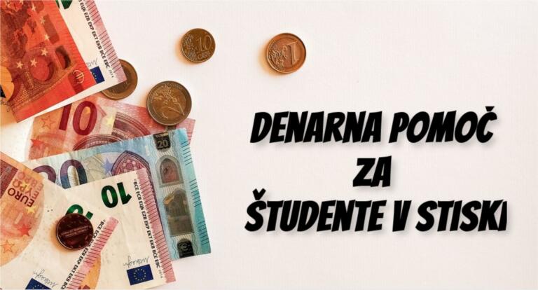 300 evrov nepovratne denarne pomoči študentom v stiski