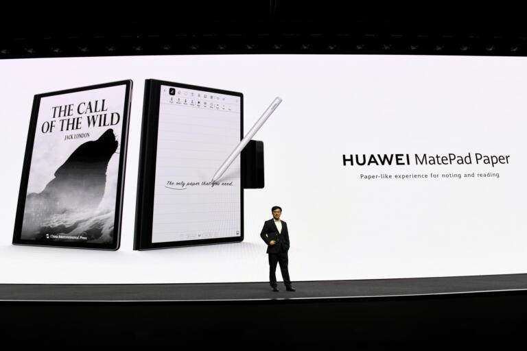 To je prvi tablični računalnik Huawei z zaslonom na e-črnilo