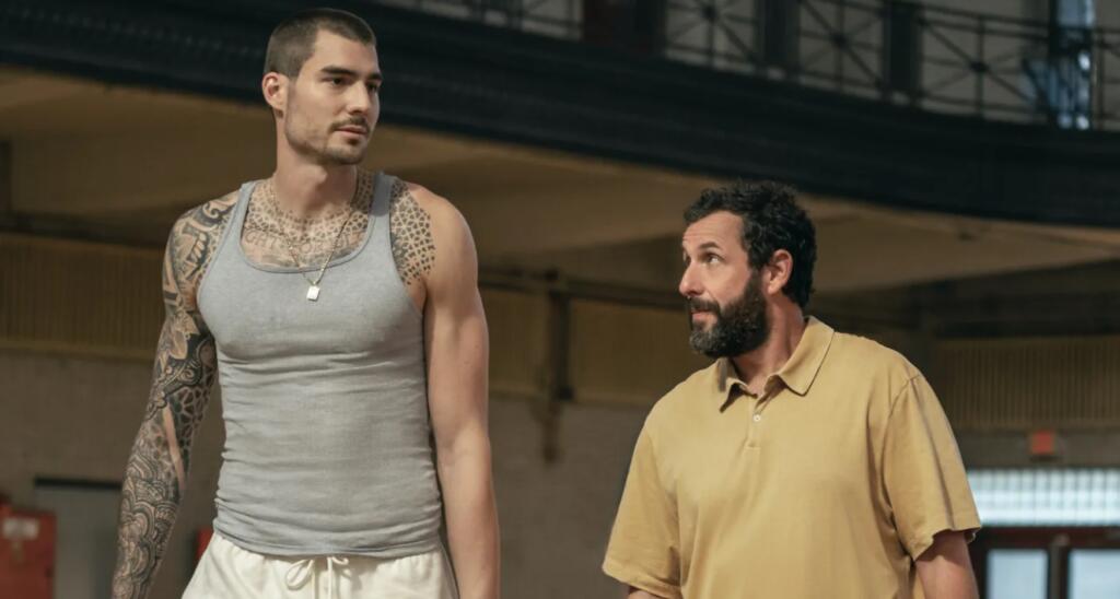 Juancho Hernangomez in Adam Sandler v filmu Hustle