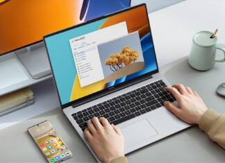 S 16-palčnim prenosnikom Huawei spreminja delovno okolje MateBook D 16