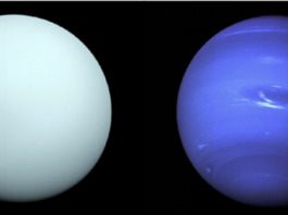 Uran in Neptun