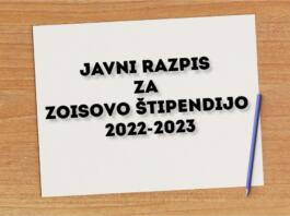 Zoisova štipendija 2022-2023