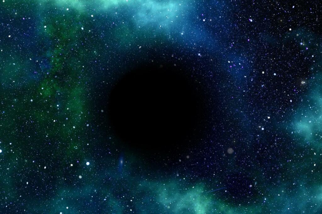 universe, hole, space