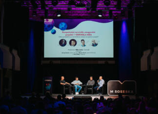 WEBSI 2022 z rekordnim številom prijavljenih projektov Govorci na odru WEBSI-ja