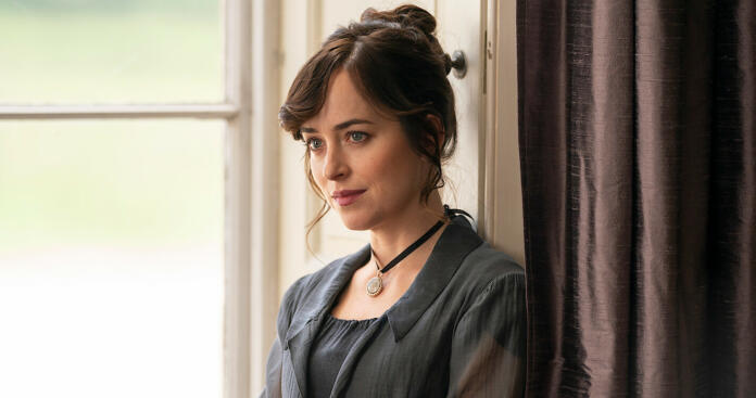 Dakota Johnson v Netflixovi priredbi knjige Prepričanje oziroma Persuasion