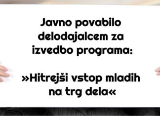 Hitrejši vstop mladih na trg dela s povabilom za mlajše od 26 let Hitrejši vstop mladih na trg dela