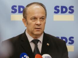 Poslanec stranke SDS mag. Branko Grims