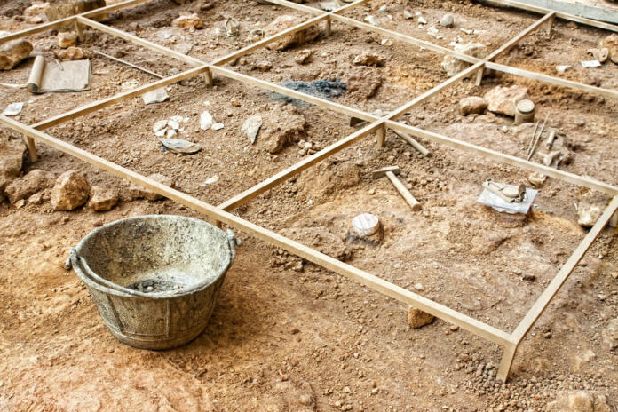 Archaeological excavation