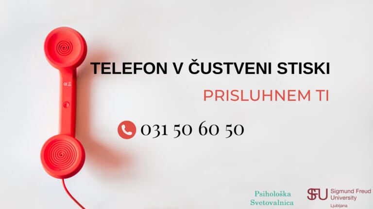 Telefon za pomoč v stiski – PRISLUHNEM TI