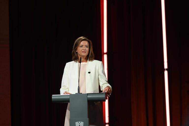 Tanja Fajon: »Ne želimo videti še ene železne zavese v Evropi.«