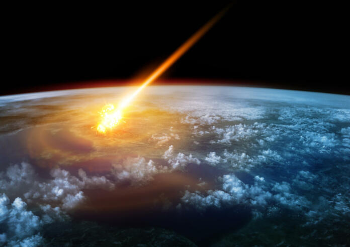 a-meteor-glowing-as-it-enters-the-earths-atmosphere-stockpack-istock A Meteor glowing as it enters the Earth's atmosphere