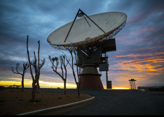 Carnarvon Western Australia - Aug 2020 OTC NASA Satellite Earth Station in Carnarvon Western Australia, built in 1964 to support NASA space missions as tracking station to Gemini, Apollo and Skylab programs.