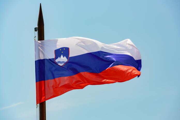 slovenska zastava na drogu