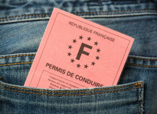 Spomni starše! To morajo nujno urediti, preden jih doleti visoka kazen French driving license in the rear pocket of blue jeans, driving licence test concept