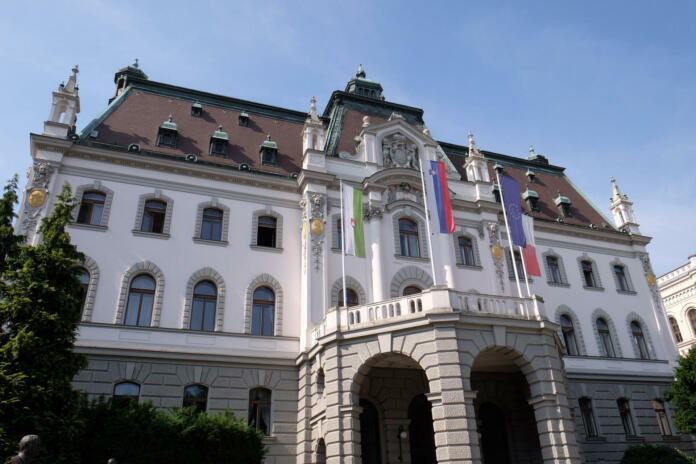 Headquarters building of University of Ljubljana, Slovenia