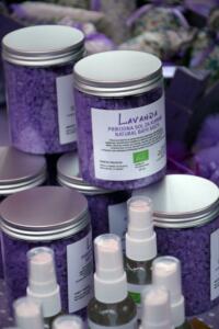 lavander products, lavander, salt