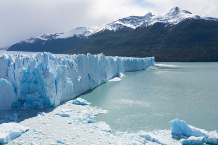 Perito Moreno glacier view, Patagonia landscape, Argentina. Patagonian landmark