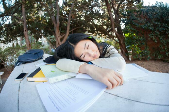 student, girl, study