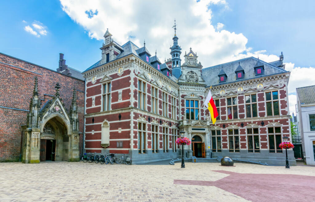 Utrecht, Netherlands - June 2019: Utrecht University building on central square