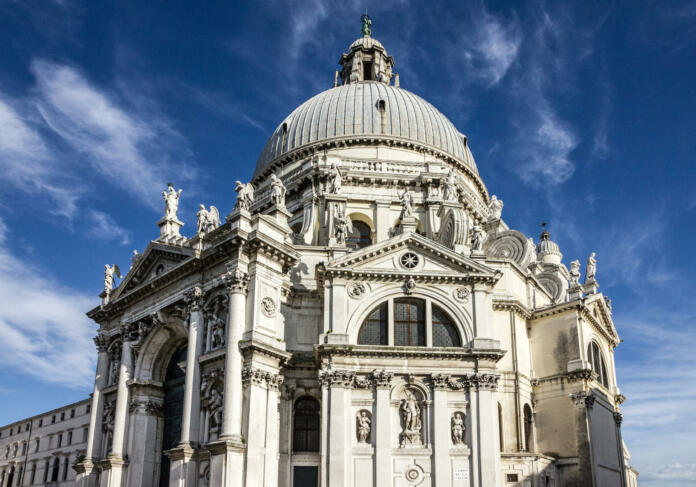 Venice church Santa Maria della Salute architecture, Veneto, Italy