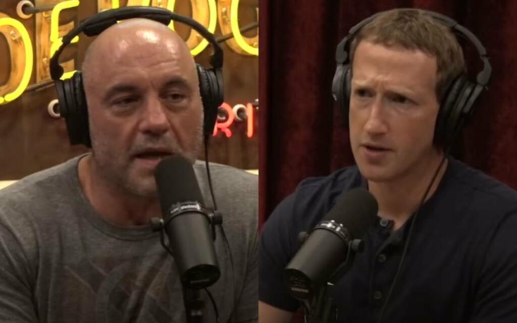 Joe Rogan in Mark Zuckerberg.