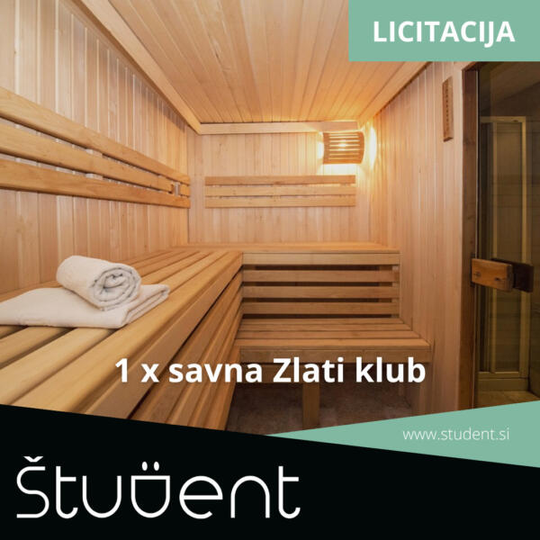 1 x savna Zlati klub
