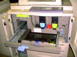 copier, inside, toner