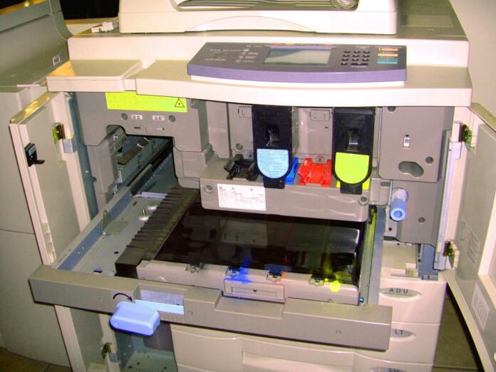 copier, inside, toner