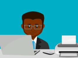 laptop, employee, workplace
