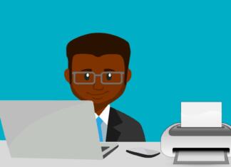 Katere funkcije potrebujem na tiskalniku? laptop, employee, workplace