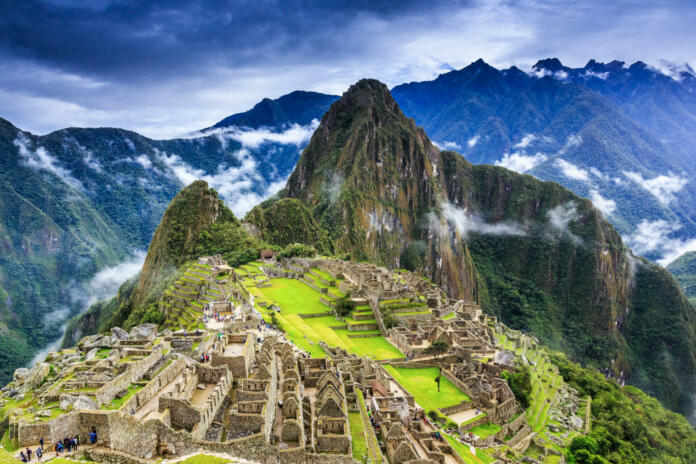 Machu Picchu, Peru. UNESCO World Heritage Site. One of the New Seven Wonders of the World