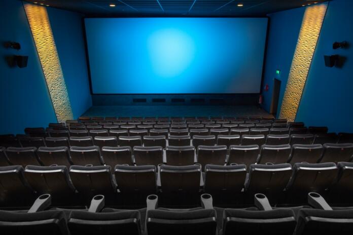 movie theater, room, movie