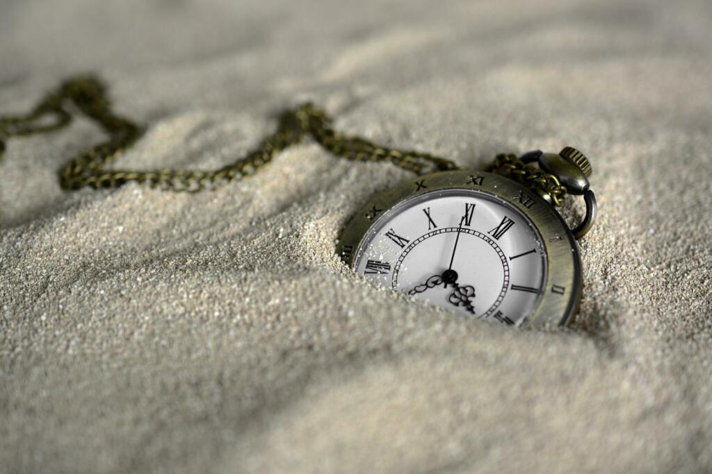 pocket watch, time, sand