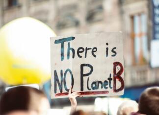 Kaj je podnebna anksioznost? THERE IS NO PLANTE B. Global climate change strike - No Planet B - Global Climate Strike 09-20-2019