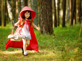 the fairy tale " Red Riding Hood"