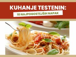 Kuhanje testenin