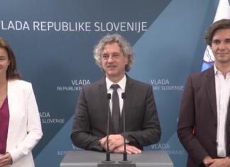 Zakon o vladi: Za kaj gre pri referendumu o noveli Zakona o vladi Tanja Fajon, Robert Golob in Luka Mesec