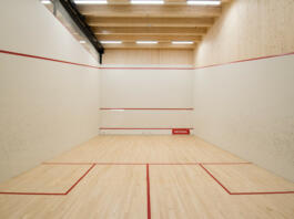Squashland je prvi leseni squash center na svetu
