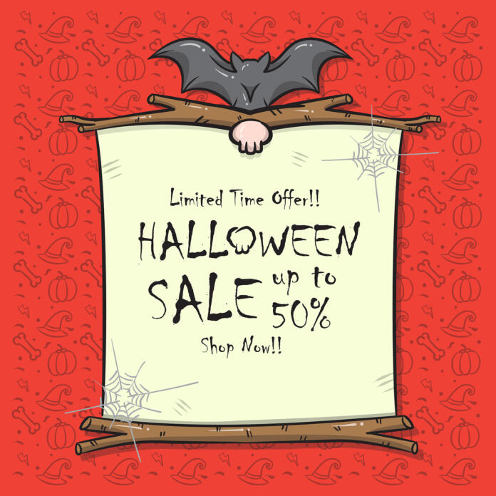 poster, halloween, sale