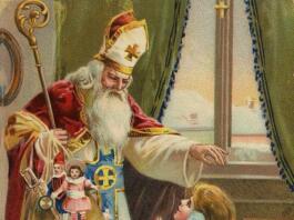 Sveti Miklavž z otroci