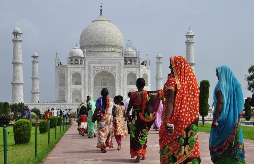 taj mahal, architecture, tourism