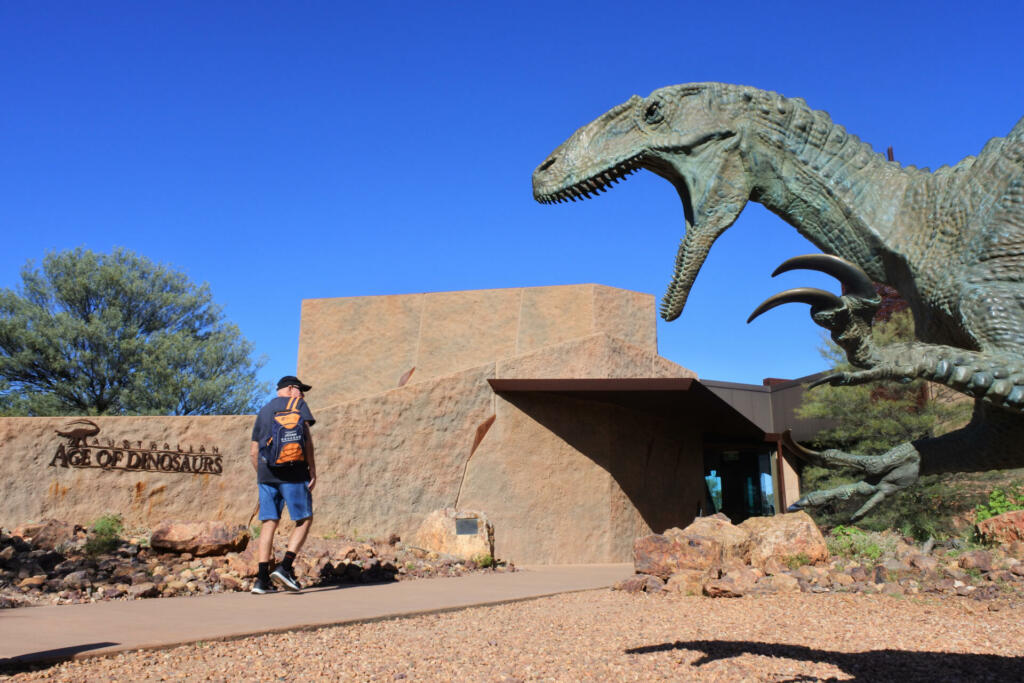 Winton, Qld - Sep 18 2022:Australian Age of Dinosaurs museum, home to Australia's largest dinosaur fossil collection and Southern Hemisphere's most productive fossil preparation laboratory.