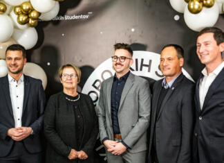 Slovesnost ob 70. obletnici Kluba koroških študentov Skupina, ljudje, gostje