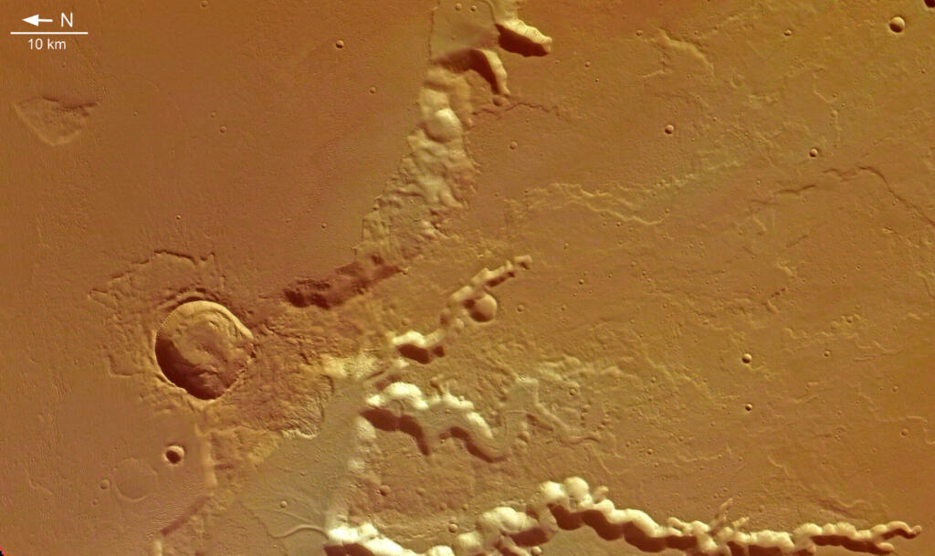 Medusae Fossae na Marsu