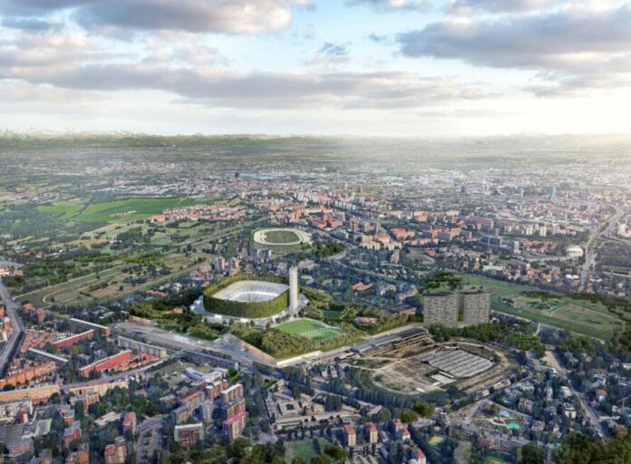 Tako naj bi izgledalo okrožje Milana s stadionom