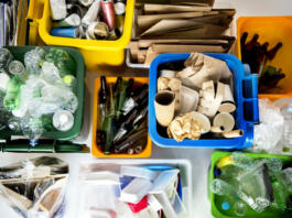 Trash for recycle and reduce ecology environment